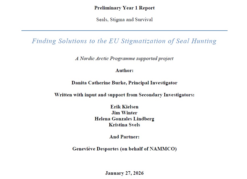 Project Either Year 1 Preliminary Progress Meeting with Project Observers – Seals ...